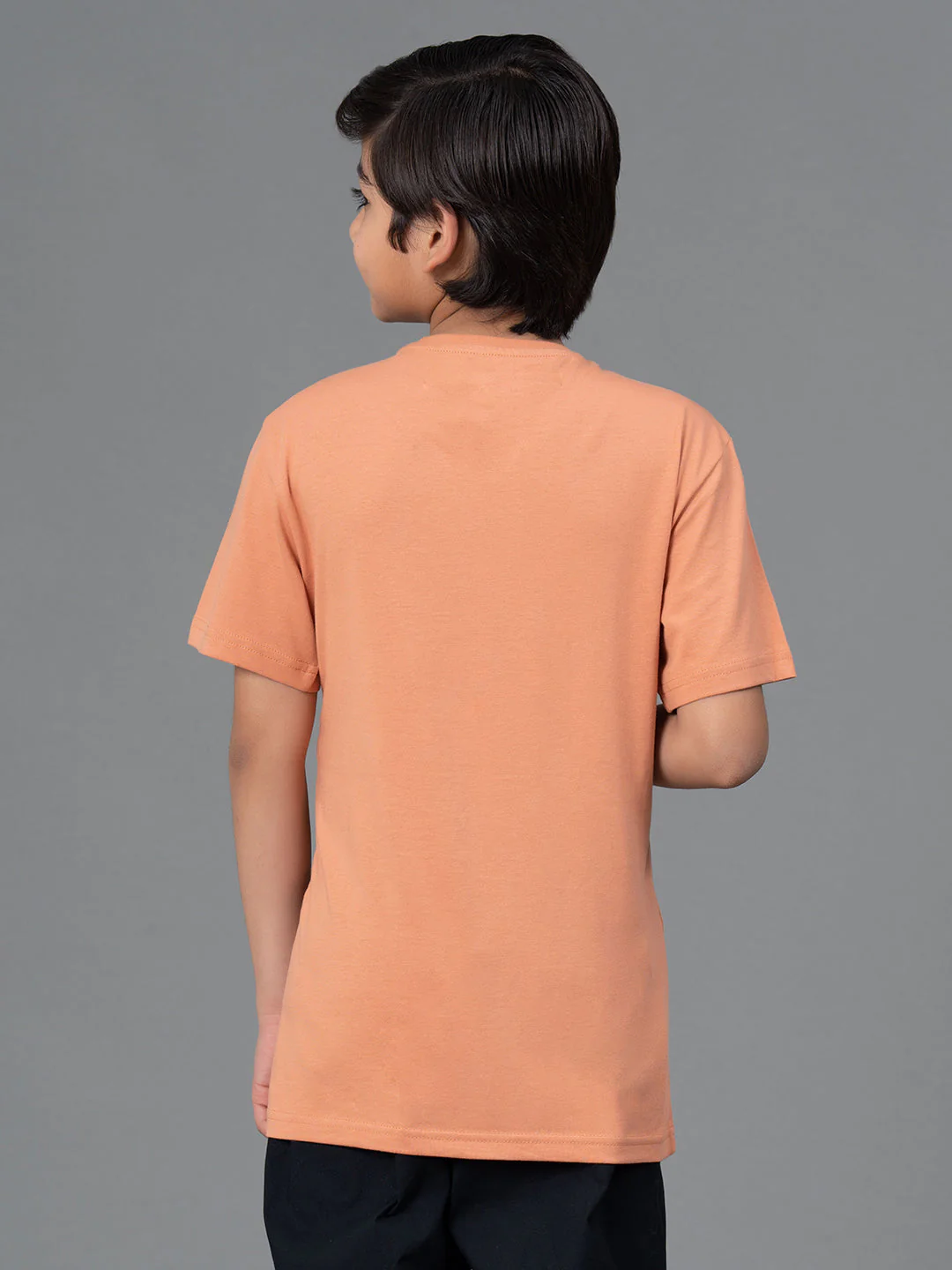 Unisex Kids T-Shirt- Best in Comfort| Cotton| Light Orange Color - Image 3