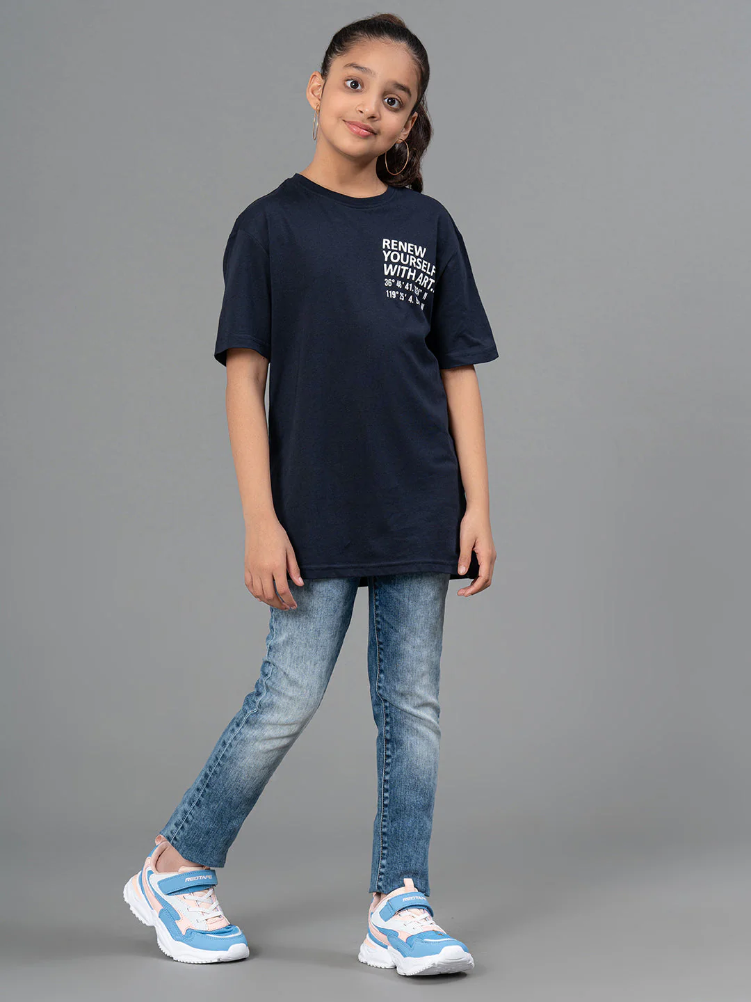 Unisex Kids T-Shirt- Best in Comfort| Cotton| Navy Color - Image 12