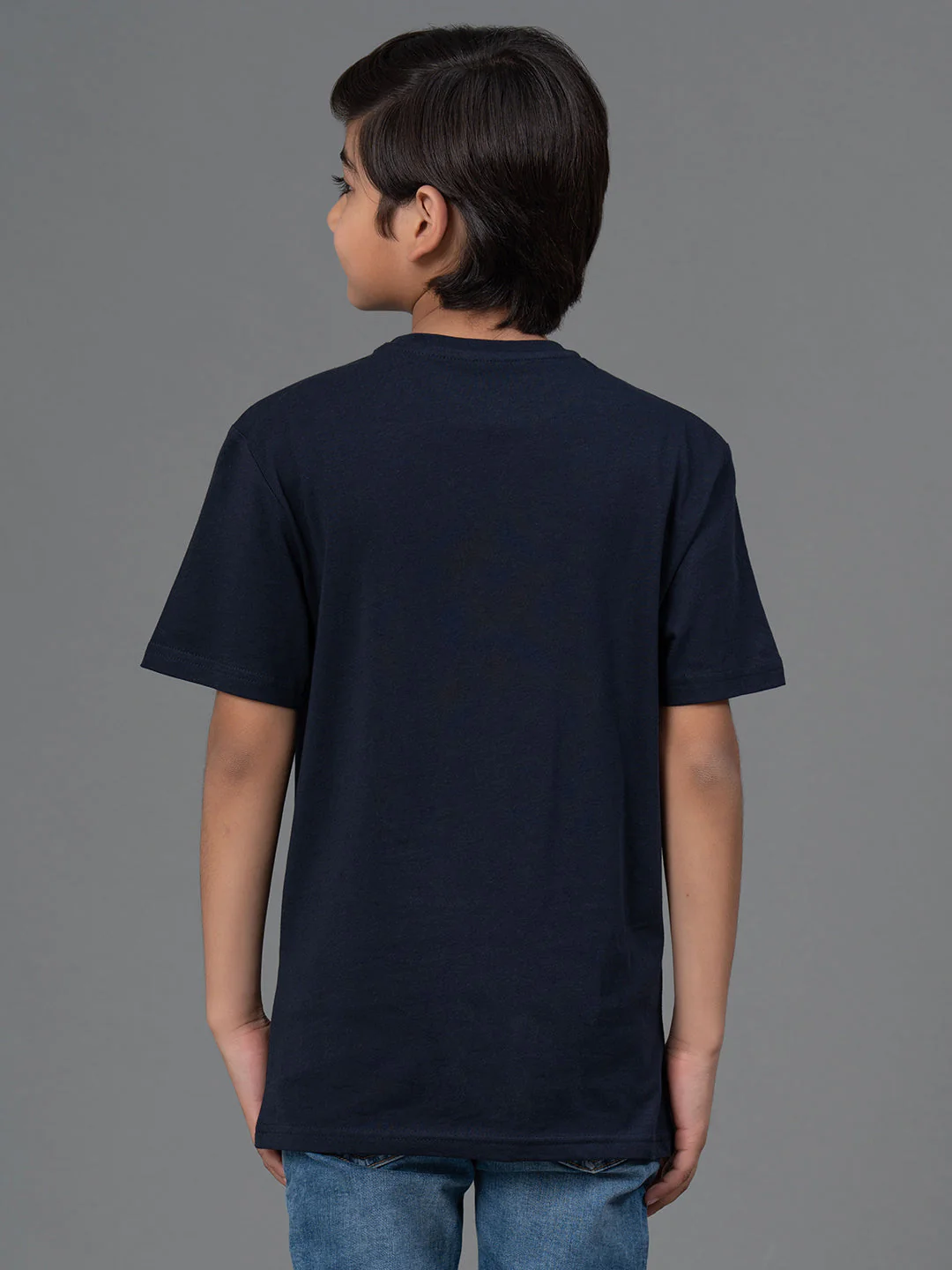 Unisex Kids T-Shirt- Best in Comfort| Cotton| Navy Color - Image 3