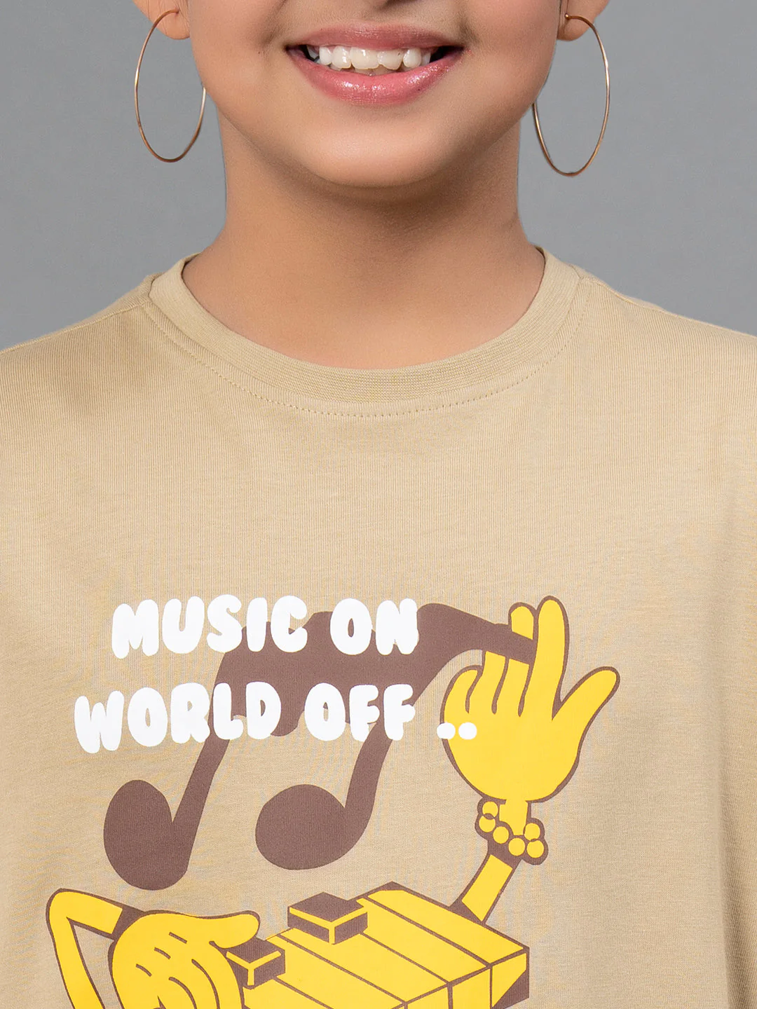 Unisex Kids T-Shirt- Best in Comfort| Cotton| Pale Olive Color - Image 10