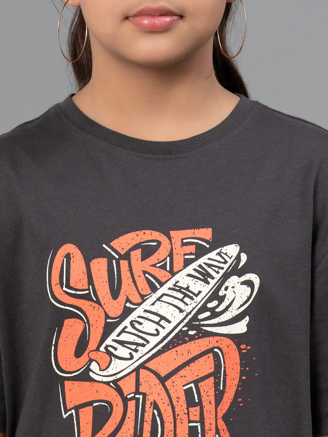 Unisex Kids T-Shirt- Best in Comfort| Cotton| Space Grey Color - Image 10
