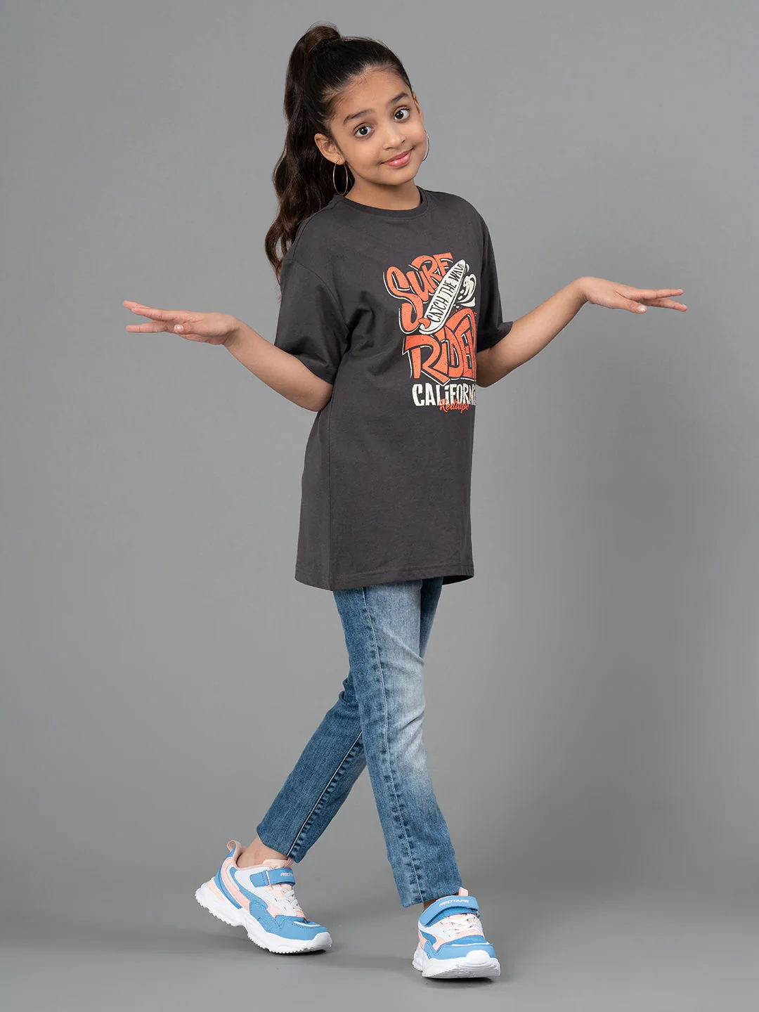 Unisex Kids T-Shirt- Best in Comfort| Cotton| Space Grey Color - Image 11