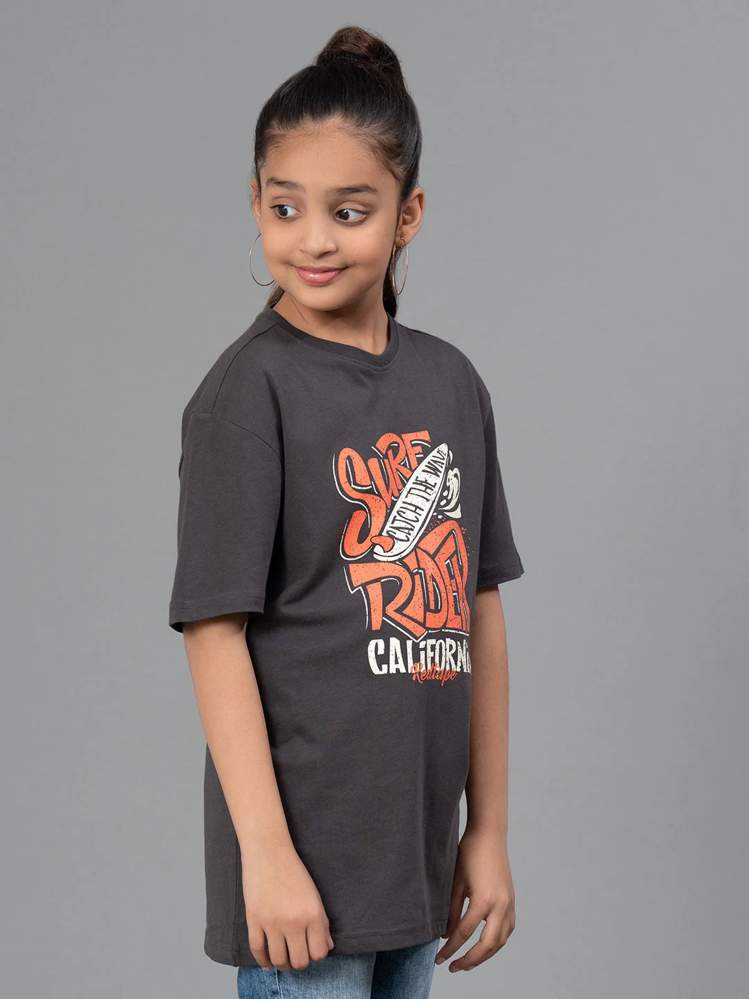 Unisex Kids T-Shirt- Best in Comfort| Cotton| Space Grey Color - Image 8
