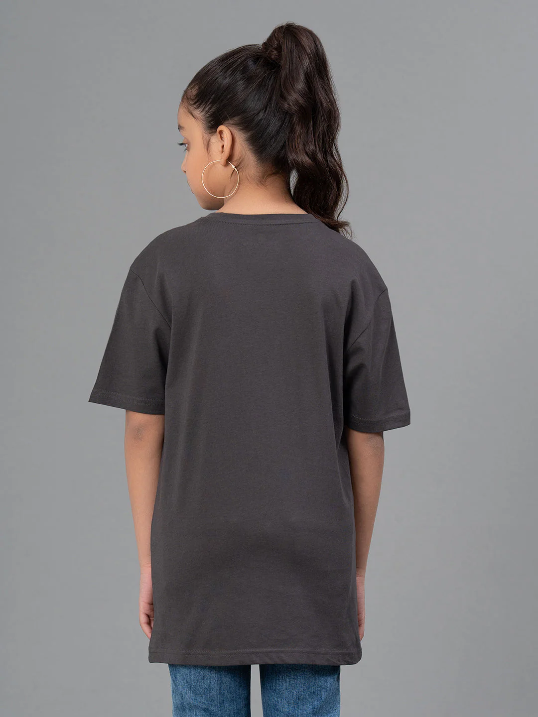 Unisex Kids T-Shirt- Best in Comfort| Cotton| Space Grey Color - Image 9