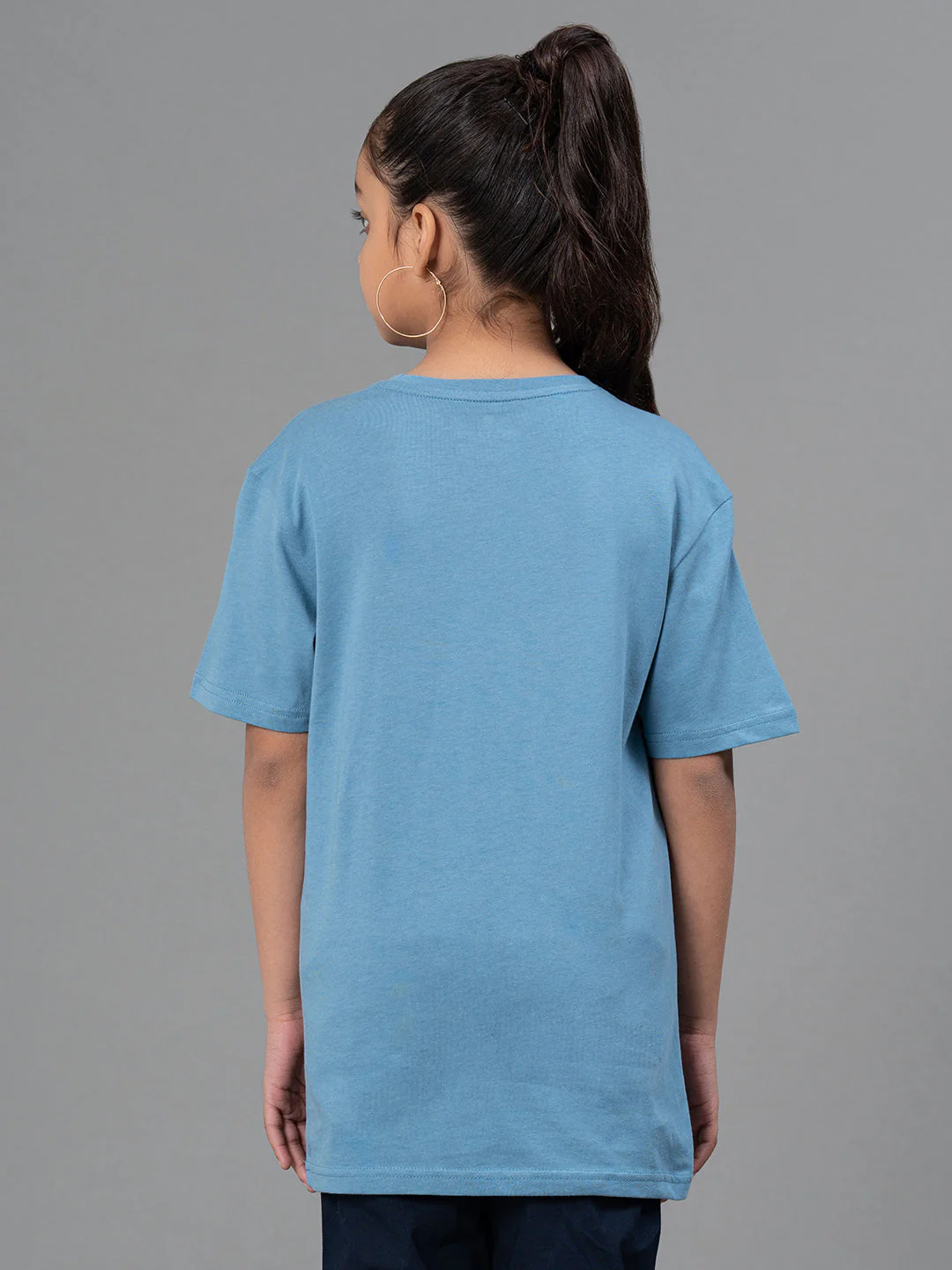 Unisex Kids T-Shirt- Best in Comfort| Cotton| Steel Blue Color - Image 9