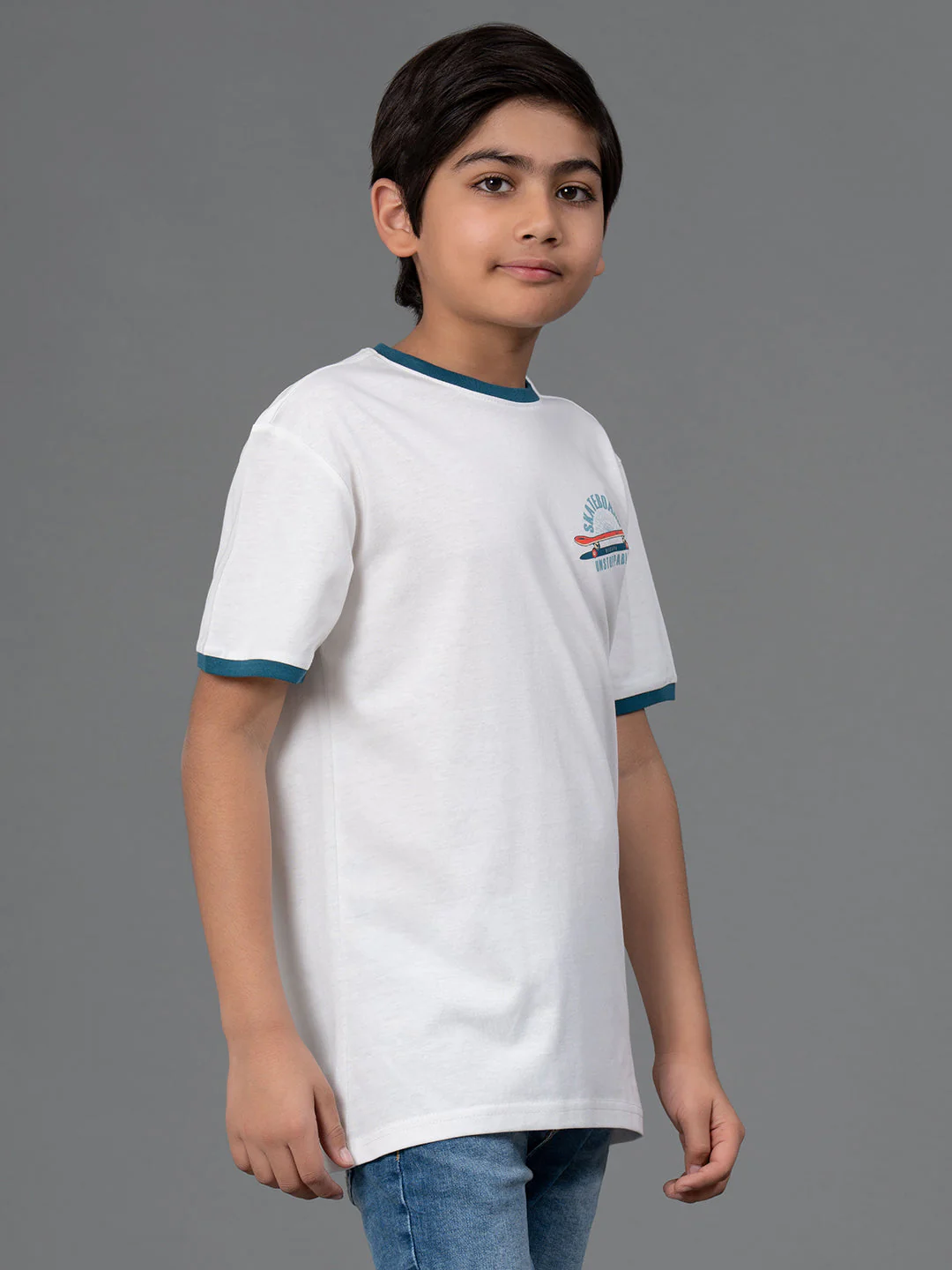 Unisex Kids T-Shirt- Best in Comfort| Cotton| White Colo - Image 2
