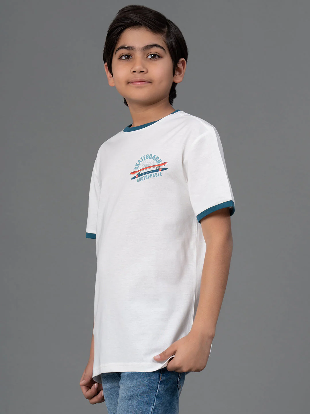 Unisex Kids T-Shirt- Best in Comfort| Cotton| White Colo - Image 7