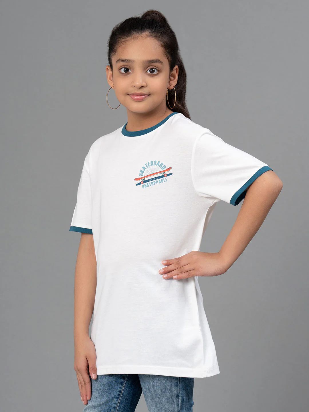 Unisex Kids T-Shirt- Best in Comfort| Cotton| White Colo - Image 8