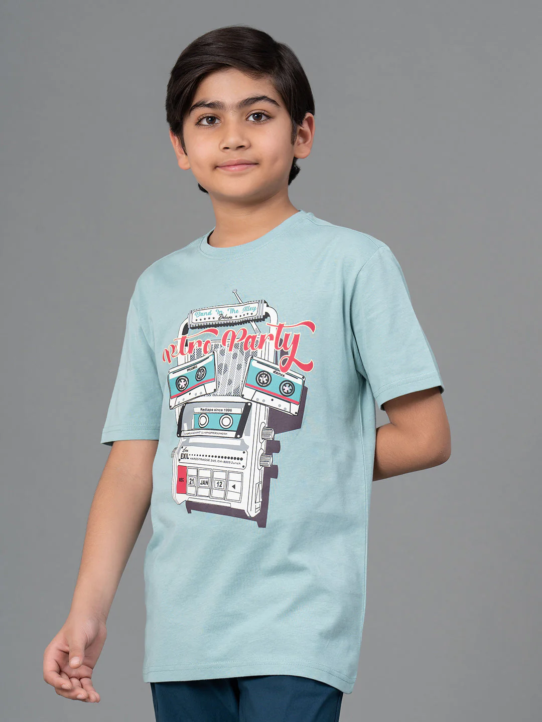 Unisex T-Shirt for Kids- Best in Comfort| Cotton| Light Sea Green Color - Image 7