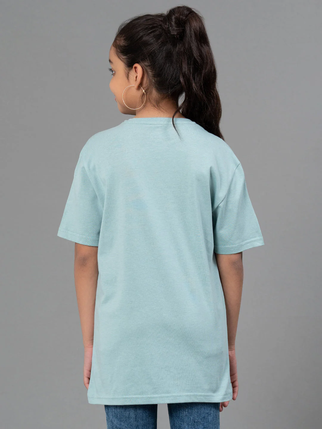 Unisex T-Shirt for Kids- Best in Comfort| Cotton| Light Sea Green Color - Image 9