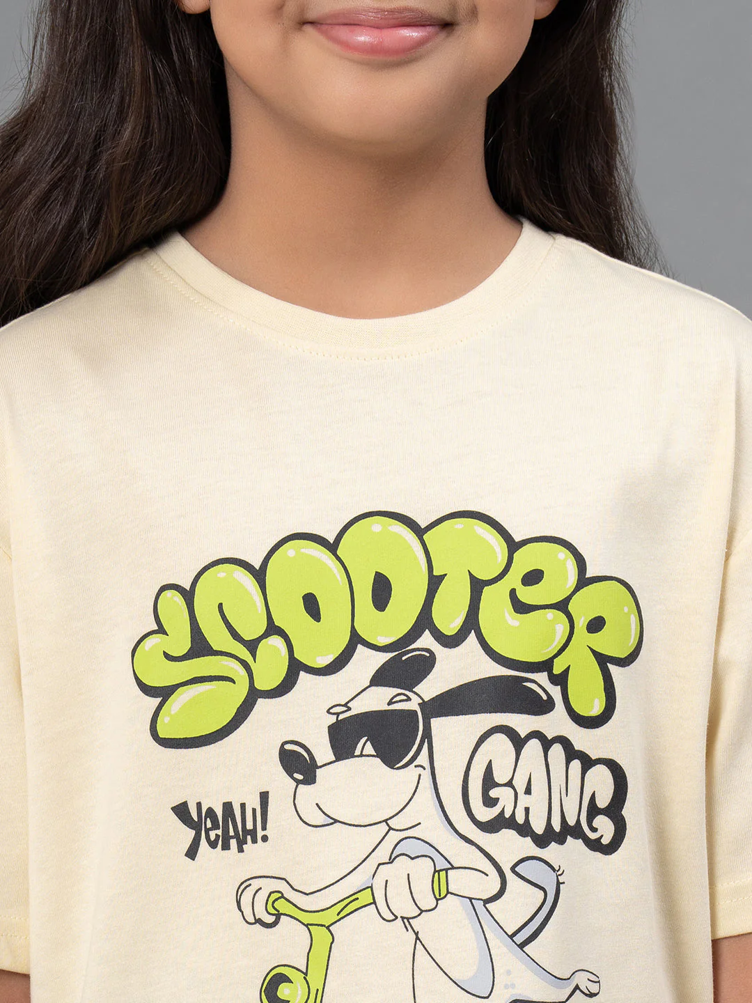Unisex T-Shirt for Kids- Best in Comfort| Cotton| Pale Yellow Color - Image 10