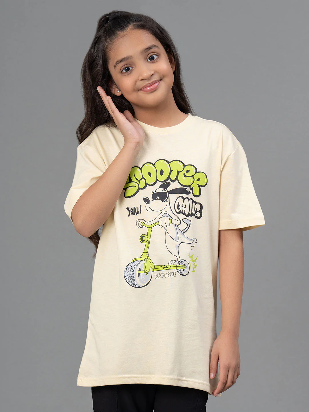 Unisex T-Shirt for Kids- Best in Comfort| Cotton| Pale Yellow Color - Image 6