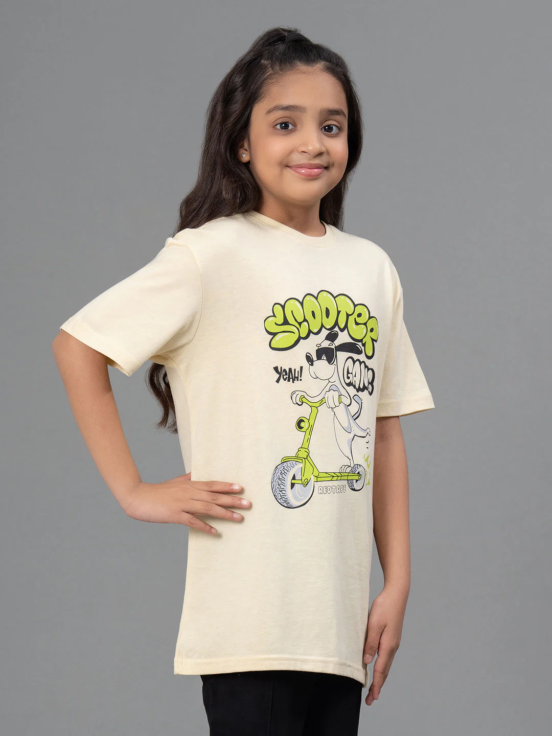 Unisex T-Shirt for Kids- Best in Comfort| Cotton| Pale Yellow Color - Image 8