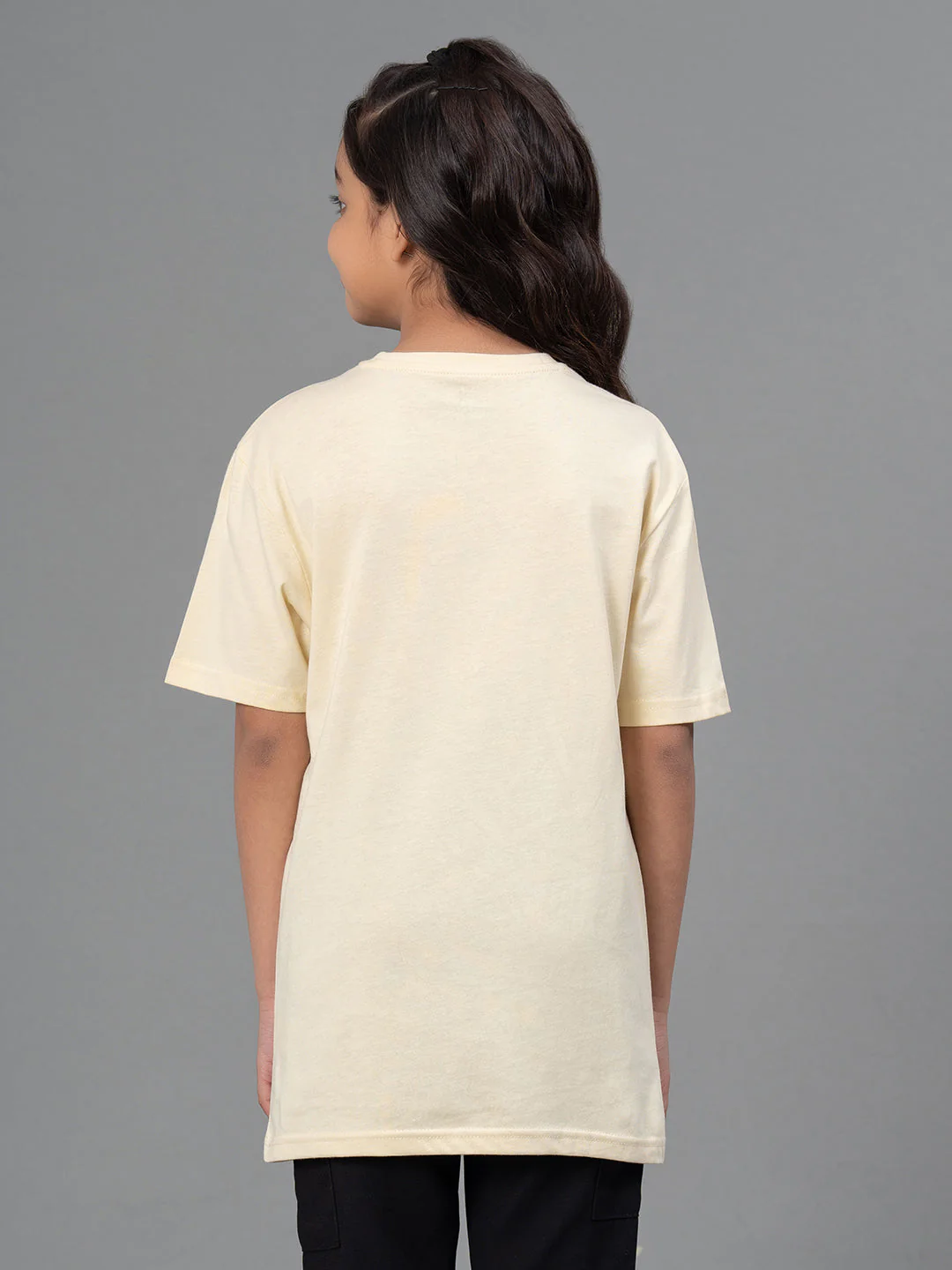 Unisex T-Shirt for Kids- Best in Comfort| Cotton| Pale Yellow Color - Image 9