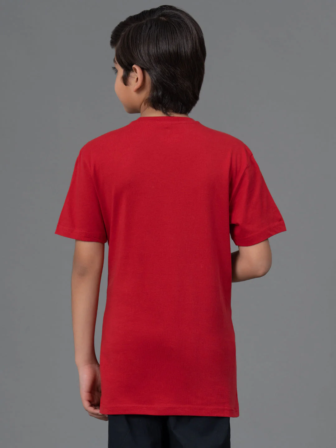 Unisex T-Shirt for Kids- Best in Comfort| Cotton| Red Color - Image 3