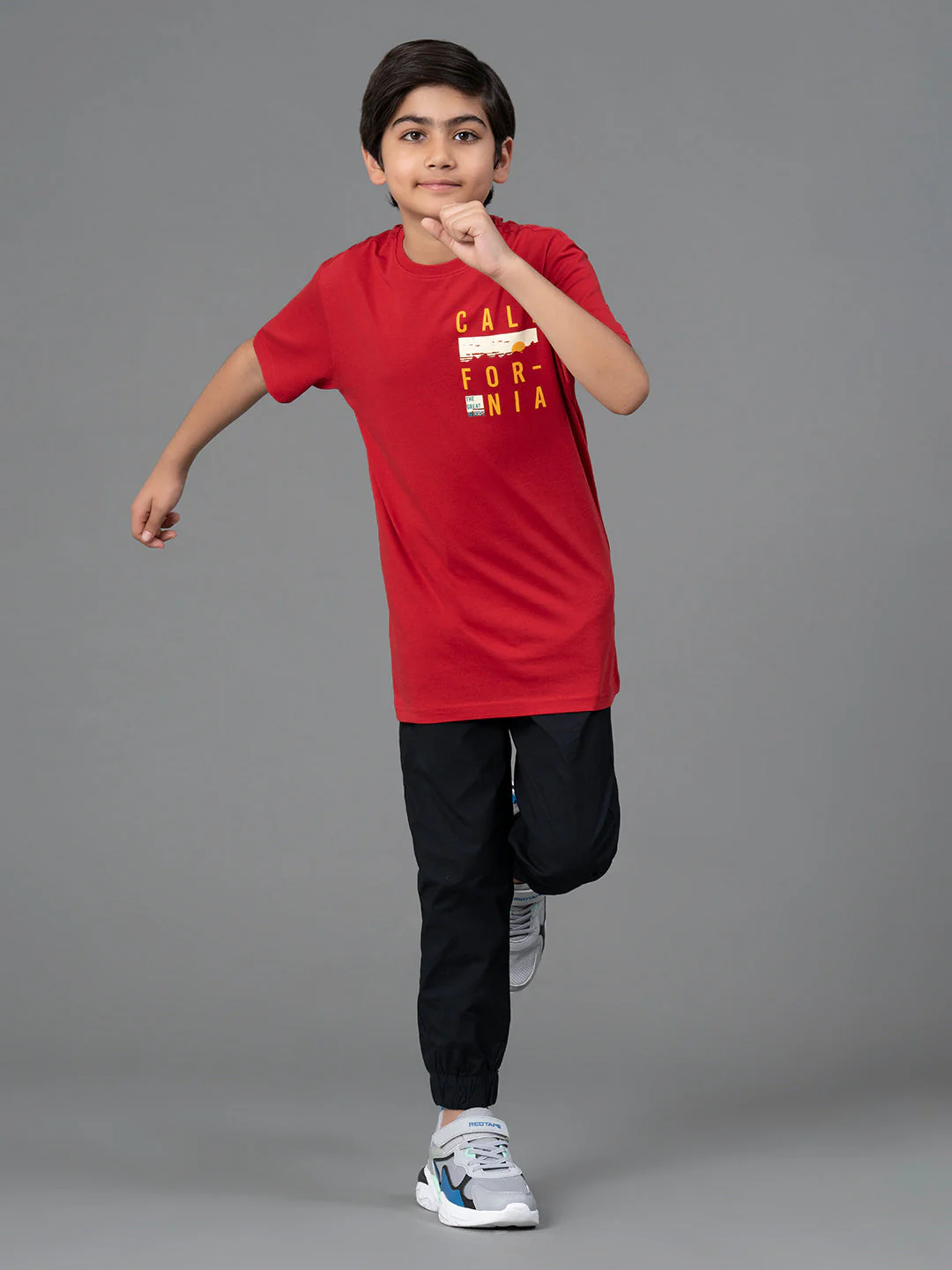 Unisex T-Shirt for Kids- Best in Comfort| Cotton| Red Color - Image 5