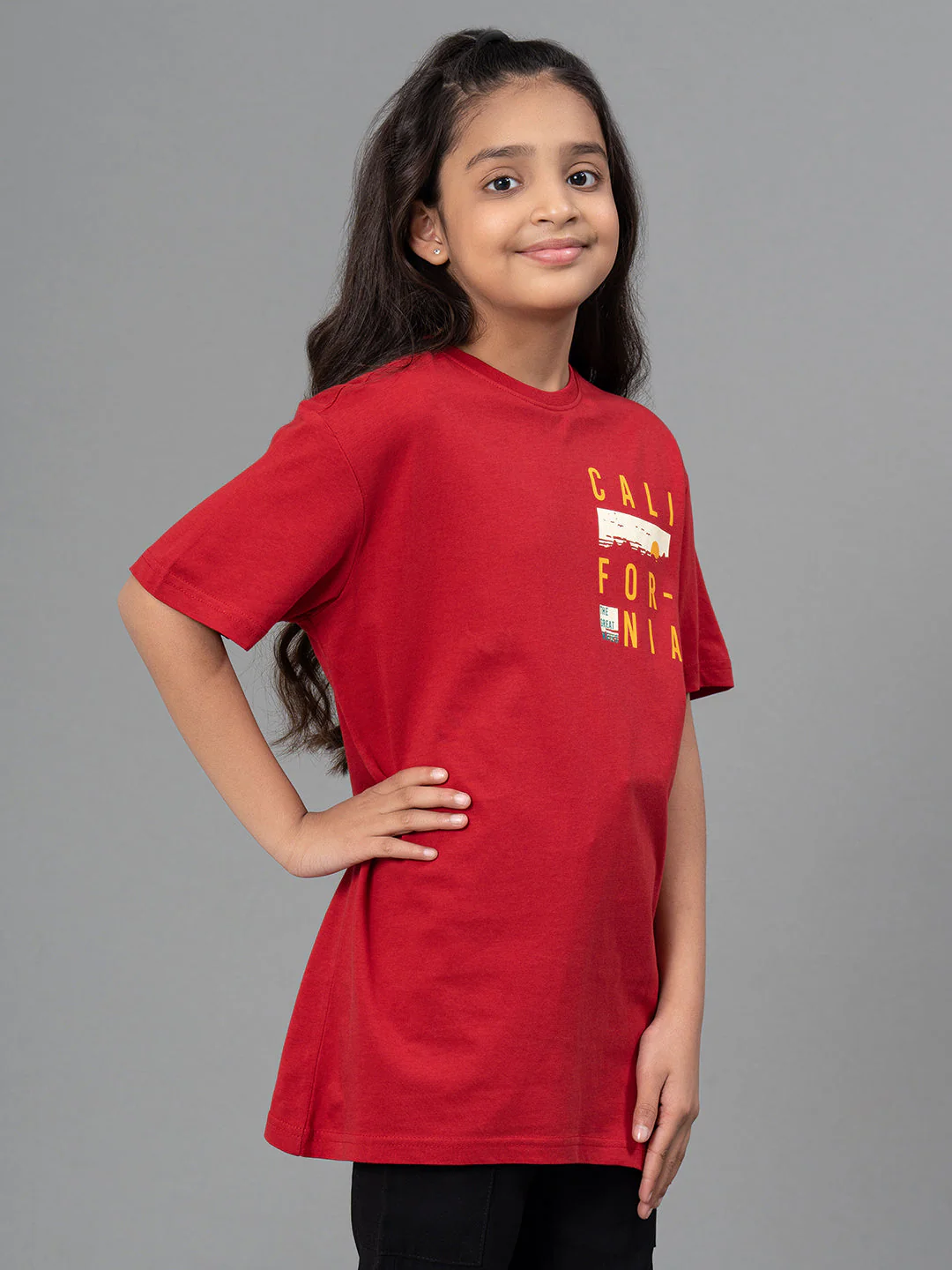 Unisex T-Shirt for Kids- Best in Comfort| Cotton| Red Color - Image 8