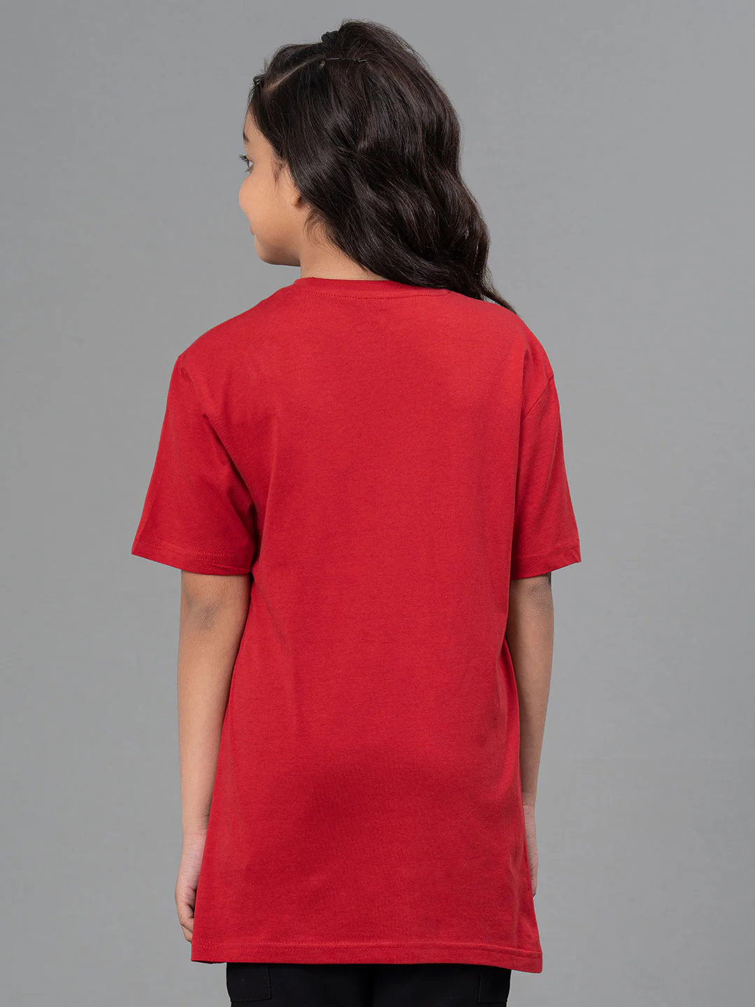 Unisex T-Shirt for Kids- Best in Comfort| Cotton| Red Color - Image 9