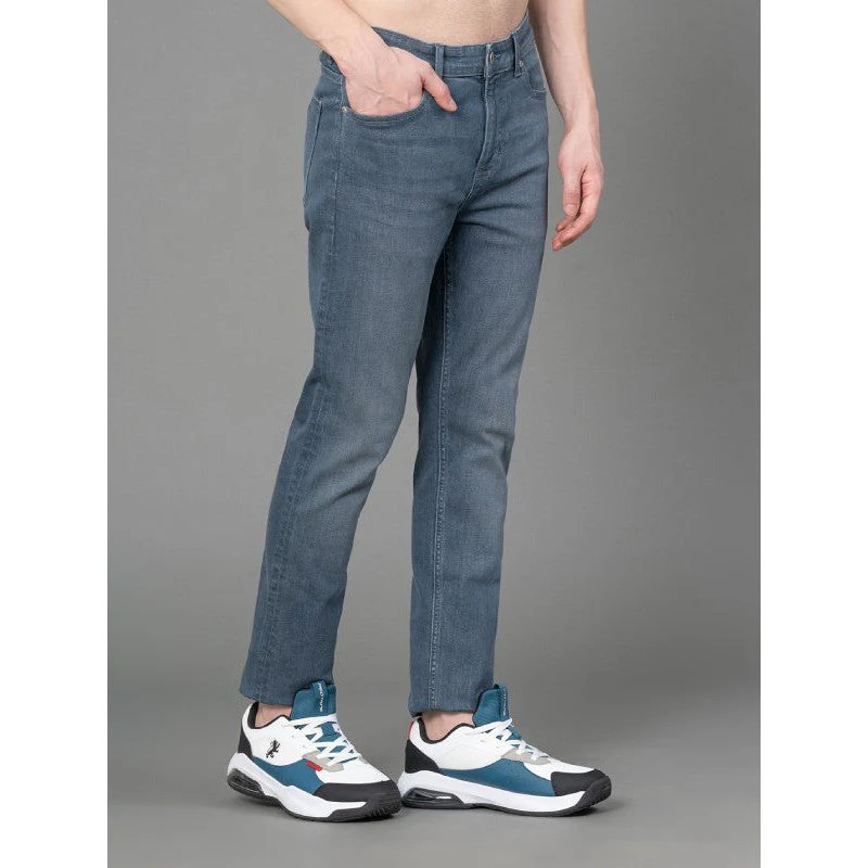 Vintage Light Indigo Jeans for Men - Image 2
