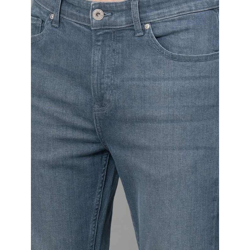 Vintage Light Indigo Jeans for Men - Image 4