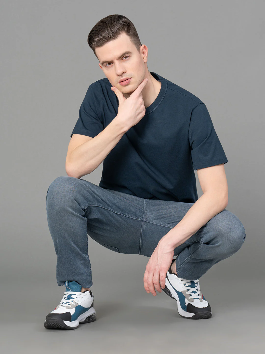 Vintage Light Indigo Jeans for Men - Image 5