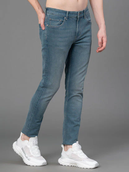 Vintage Light Indigo Jeans for Men - Image 2