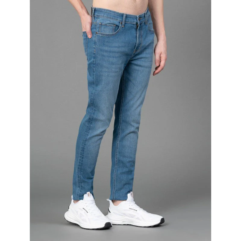 Vintage Light Indigo Jeans for Men - Image 2