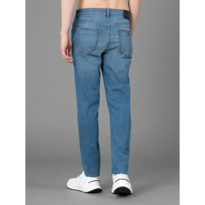 Vintage Light Indigo Jeans for Men - Image 3
