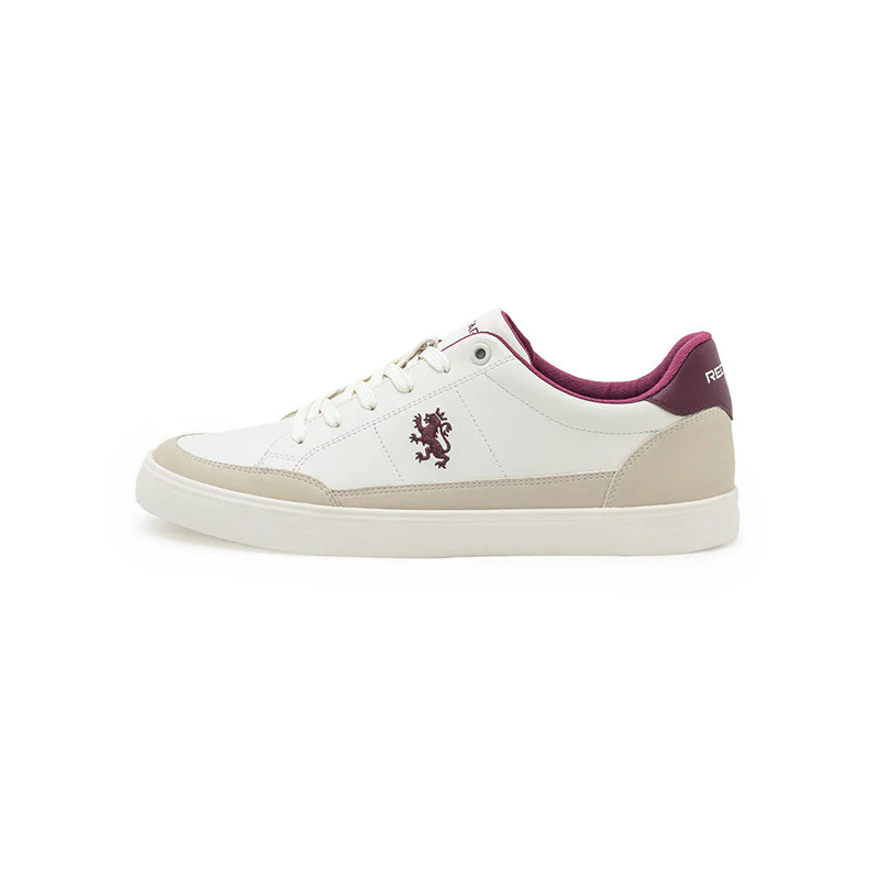 White and Maroon Sneaker Casual Shoes For Men | Soft Cushion Insole, Slip-ResisTance, Dynamic Feet Support, Arch Support & Perfect For Casual Wear - Image 4
