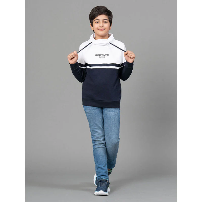 White Sweatshirt for Boys - Image 5