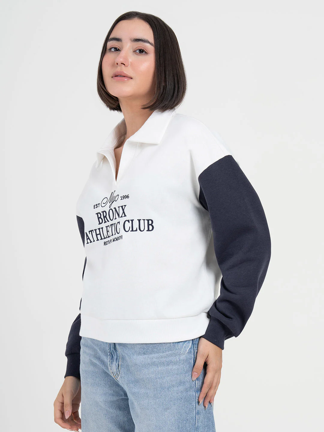 White Sweatshirt for Women | Sweatshirt for Winter Casual Comfort - Image 4