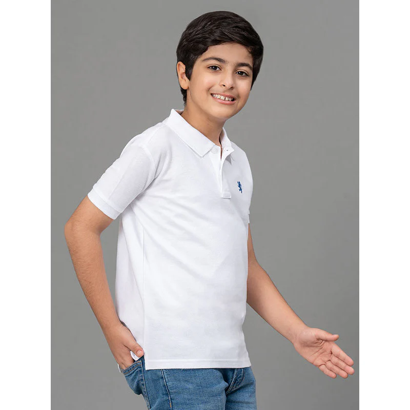White T-Shirt for Boys - Image 2