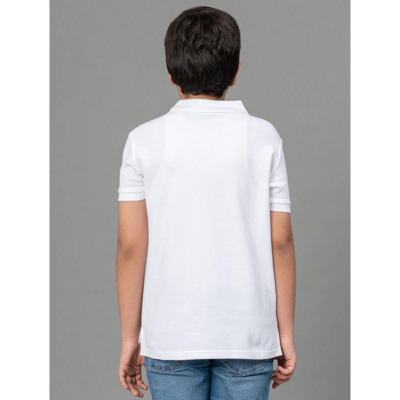 White T-Shirt for Boys - Image 3