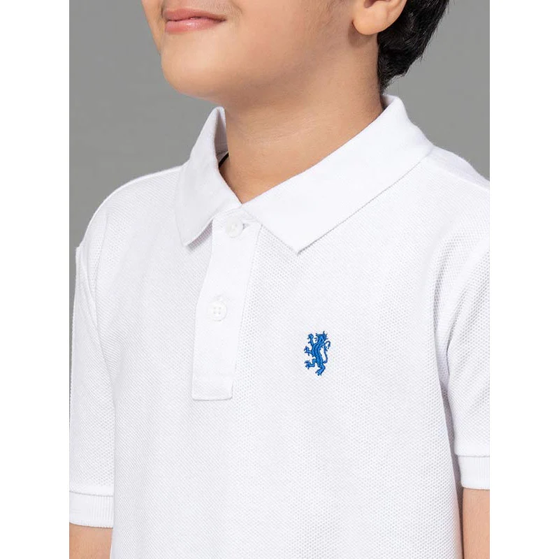 White T-Shirt for Boys - Image 4