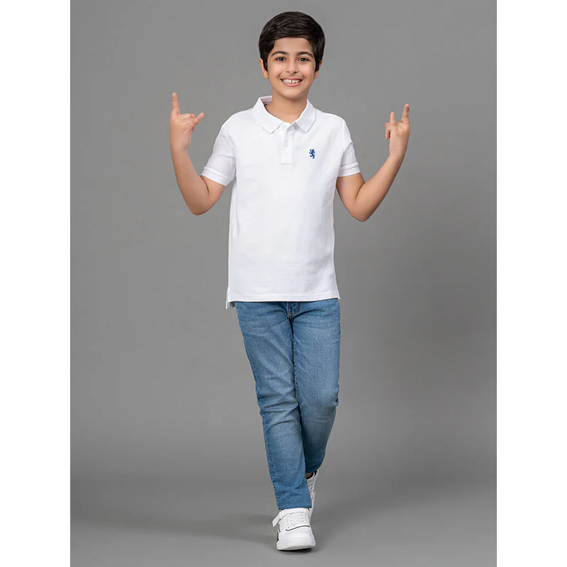 White T-Shirt for Boys - Image 5