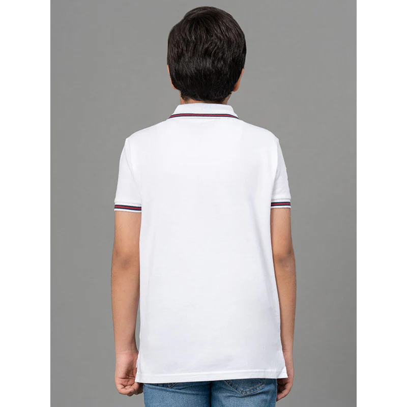 White T-Shirt for Boys - Image 3