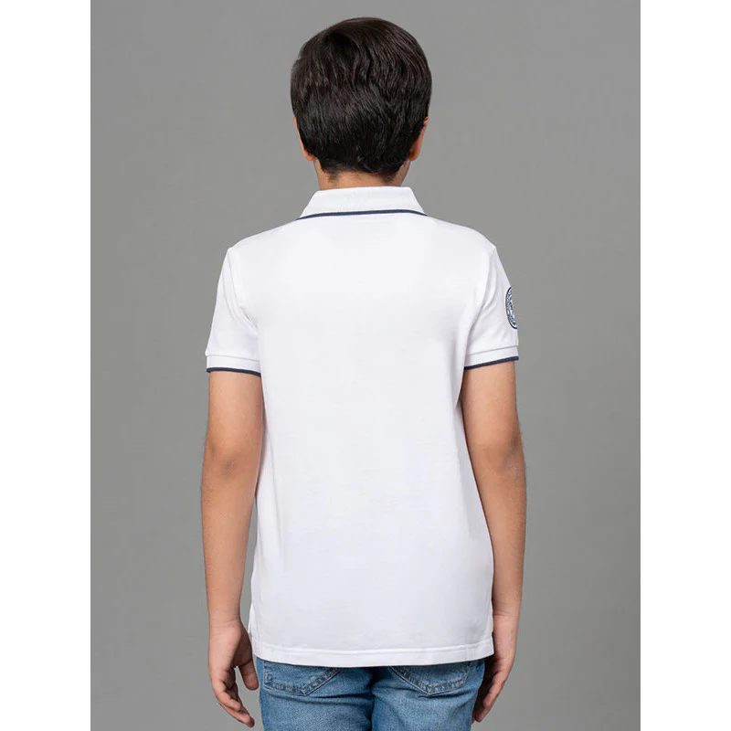 White T-Shirt for Boys - Image 3