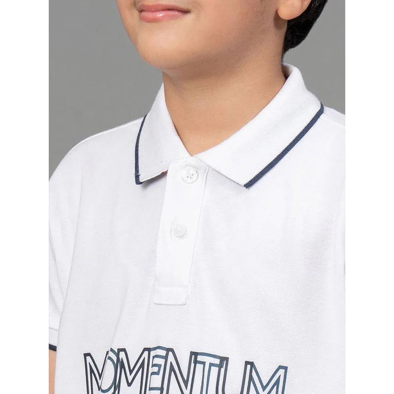 White T-Shirt for Boys - Image 4