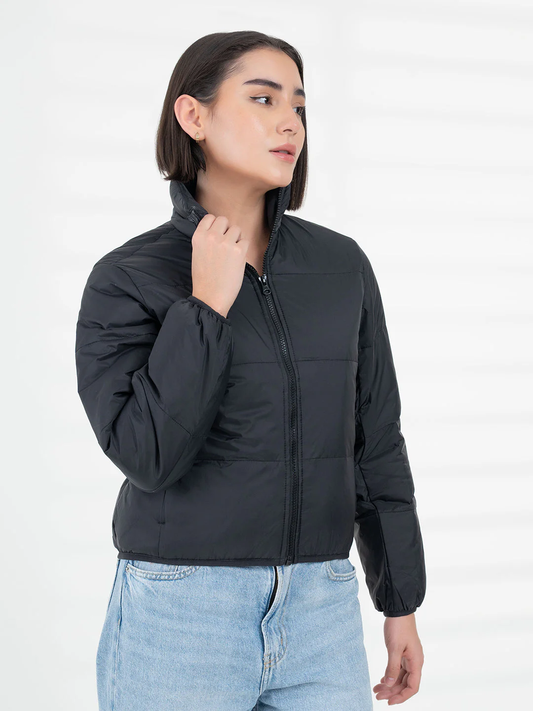 Women Black Jacket | Everyday Functional Wear - Image 6