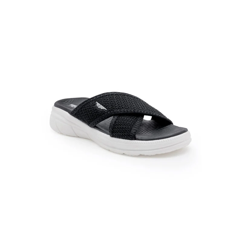 Women Black Sports Sandals - Image 2