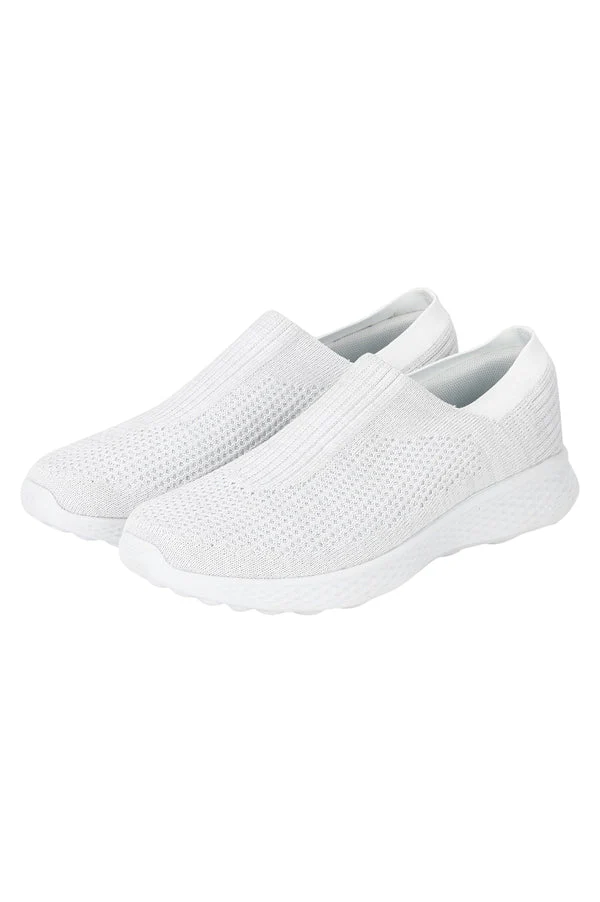 Women White Walking Shoes - Image 4