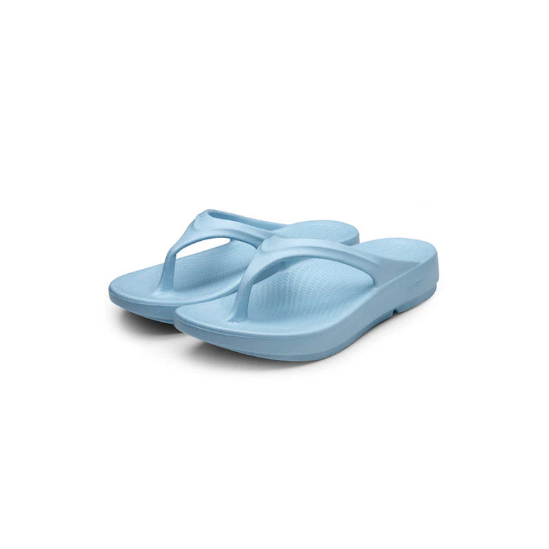 Women Blue Sunnies Thong Flip-Flops - Image 5