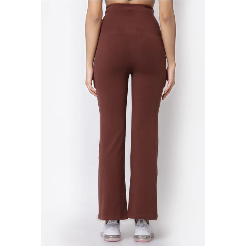 Women Brown Yoga Pants - Image 4