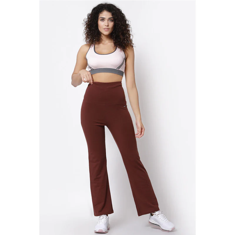 Women Brown Yoga Pants - Image 5