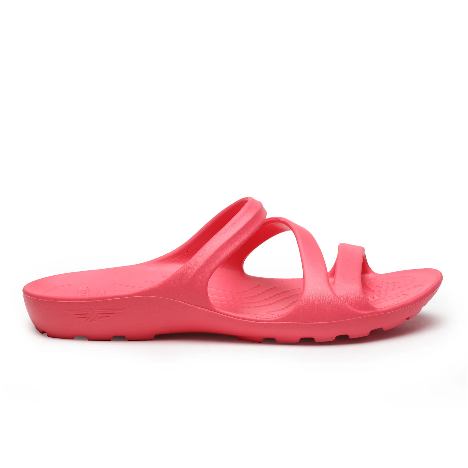 Women Coral Pink Sunnies Sliders - Image 2