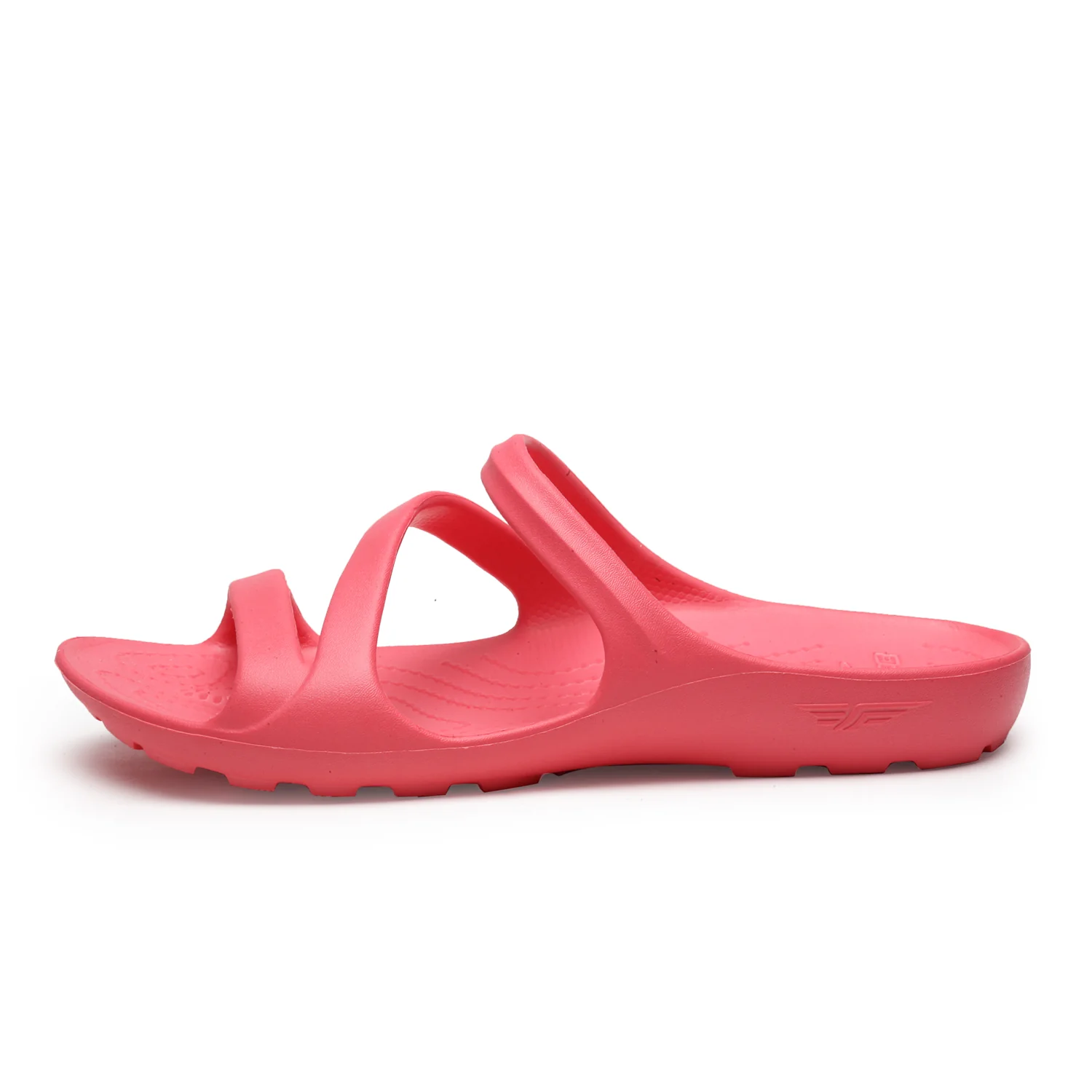 Women Coral Pink Sunnies Sliders - Image 3