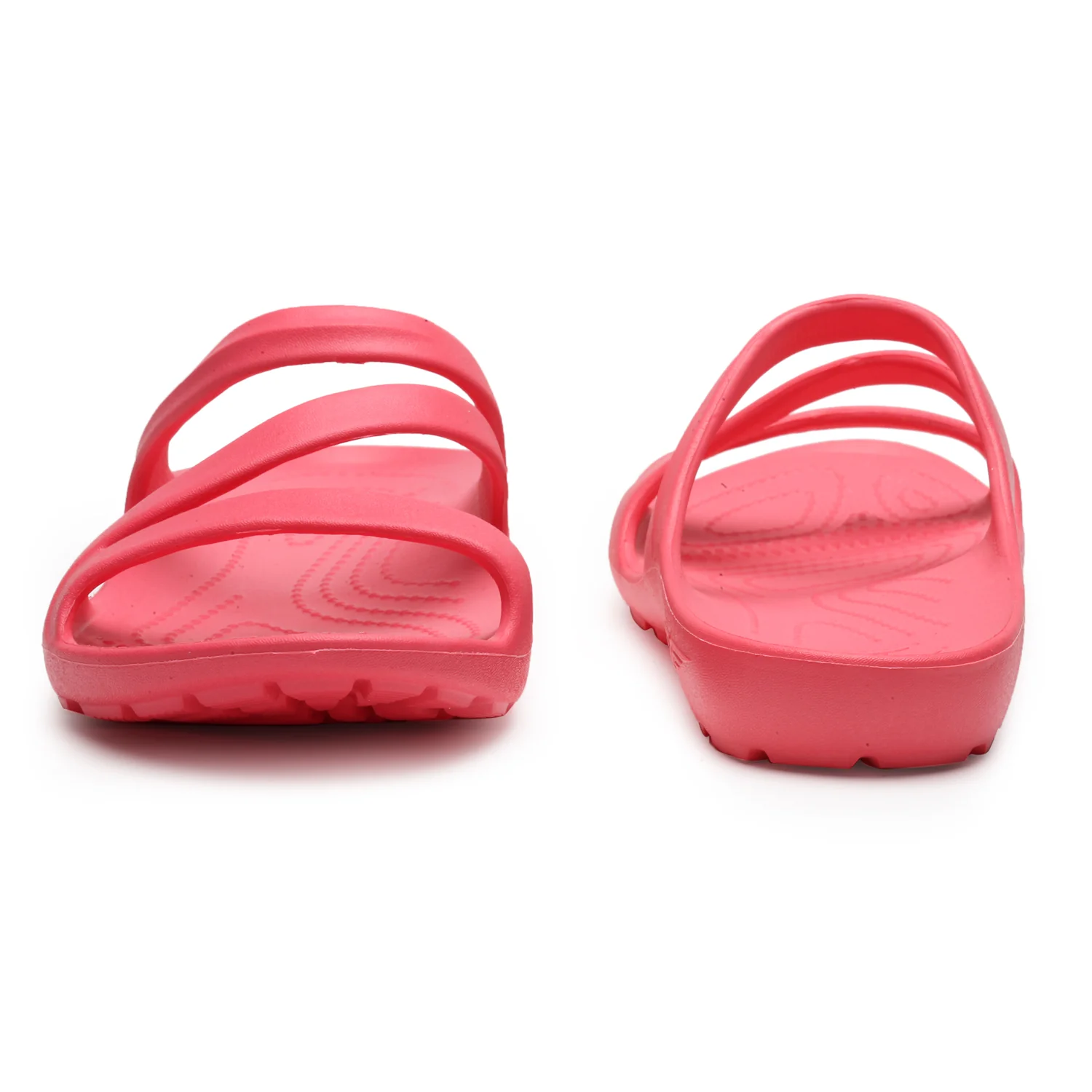 Women Coral Pink Sunnies Sliders - Image 4