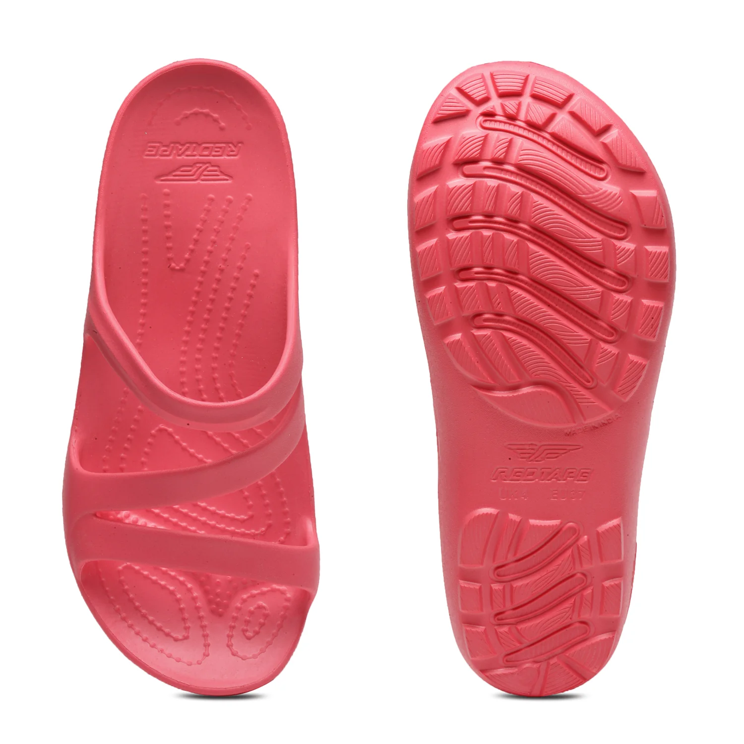 Women Coral Pink Sunnies Sliders - Image 5