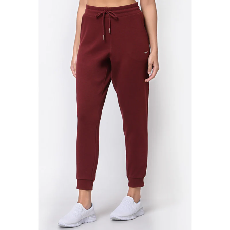 Women Maroon Jogger - Image 3
