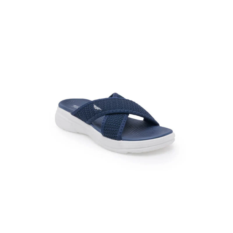 Women Navy Sliders - Image 2